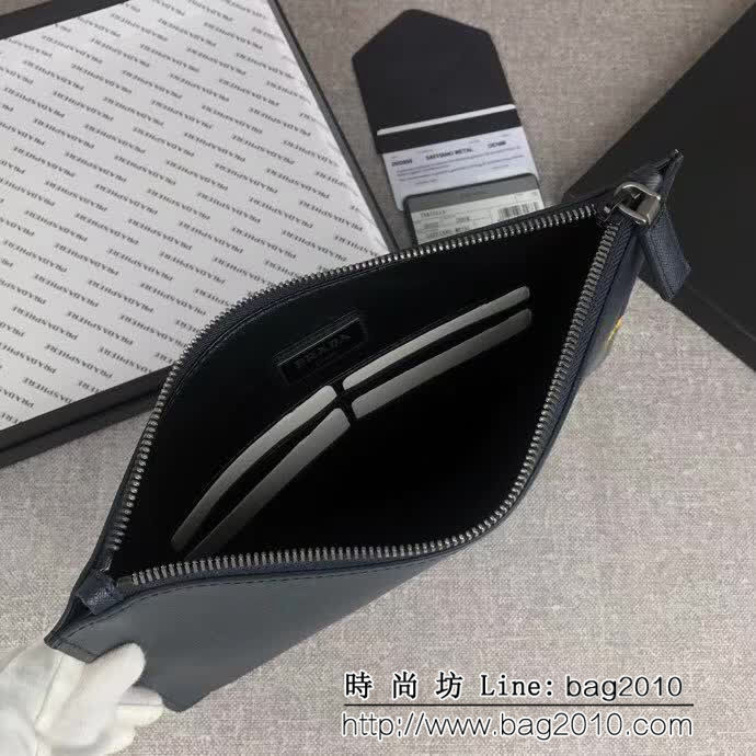 PRADA普拉達 官網同步 專櫃最新款式 男士手包 2NG005 DD1138